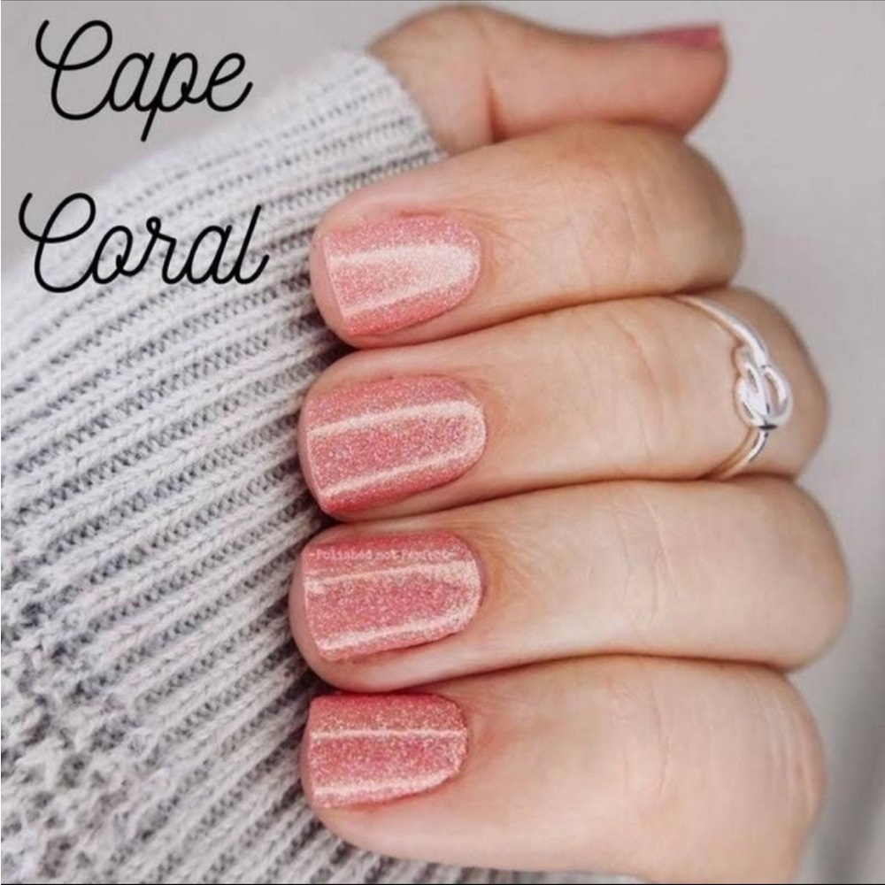 *Retired* Color Street: Cape Coral | Peach Orange Glitter Summer Spring Beach - Picture 5 of 16
